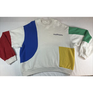 MADHAPPY Multicolor Sweatshirt Mental Health Awareness OVERSIZE X-large